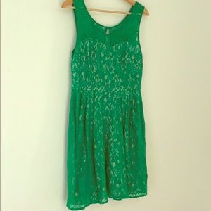 Woven lace dress
